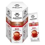 Buy Just Chill Zafran Karak 3 in 1 Premium Instant Tea 26g x Pack of 10 in Kuwait