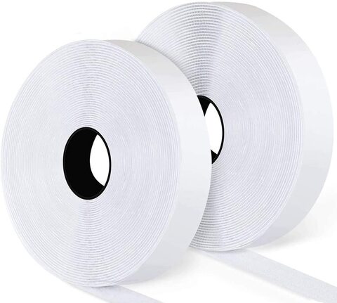 White Velcro Tape Self Adhesive Hook & Loop 25mm x 25m, Bubble Wrap  Malaysia - Bubble Wrap Roll Bag, PE Foam, OPP Tape, Stretch Film, Fragile  Tape, Carton Box and Packaging Materials