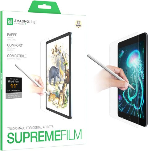 Amazing Thing Apple iPad Pro 11 inch (2021/2020) and iPad Air 10.9 inch 4th Gen (2020) Supreme Film Screen Protector
