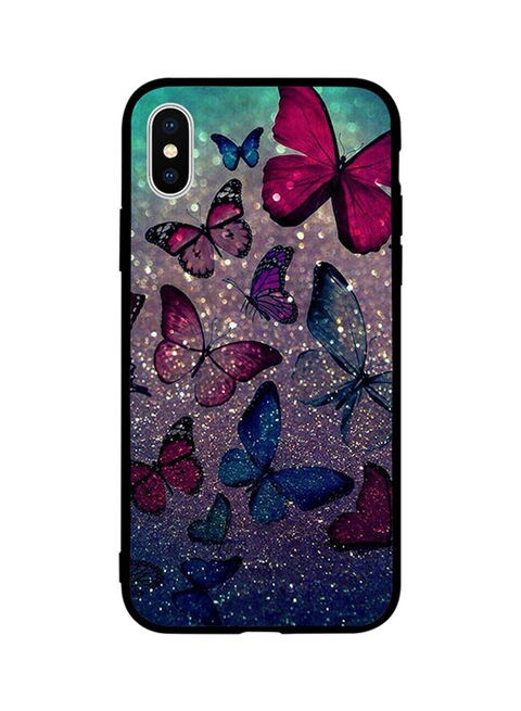 Theodor - Protective Case Cover For Apple iPhone XS Max Glitters Butterfly