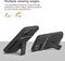 VRS Design Damda Glide Hybrid Sand Stone designed for iPhone 12 case and iPhone 12 PRO case cover wallet [Semi Automatic] slider Credit card holder Slot [3-4 cards] &amp; Kickstand - Sandstone