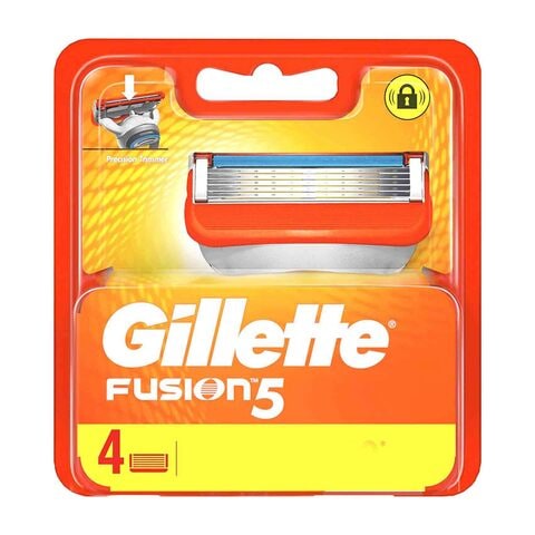 Buy Gilette Fusion Razor Blades - 4 Blades in Egypt