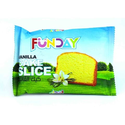 Funday Cake Slice with Vanilla - 1 Piece