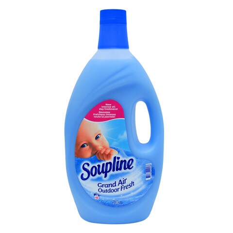 Buy Soupline Grand Air Outdoor Fresh Fabric Softener 3L+1L Free Online -  Shop Cleaning & Household on Carrefour Lebanon