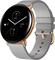 Zepp E Circle Smart Watch Health And Fitness Tracker With Heart Rate, SpO2 And Rem Sleep Monitoring, Stainless Steel Body, Leather Band, Moon Gray