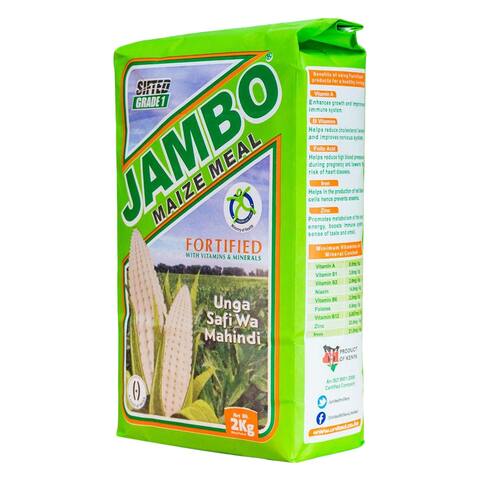 Sifted Jambo Maize Meal 2Kg