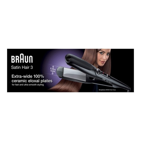 Braun Satin Hair 3 Professional Ceramic Hair Straightener ST 310 ES1 Black
