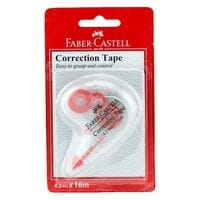 Faber-Castell Correction Tape White 0.0042x16m