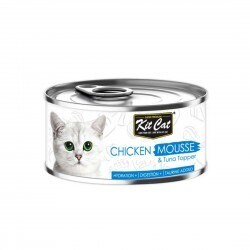 Buy Kit Cat Canned Food Mousse Chicken with Tuna Topper 80g 1 ctn in Saudi Arabia