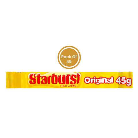 ستاربورست حلوى الفاكهة الأصلية 45 جرام × 45 عبوة