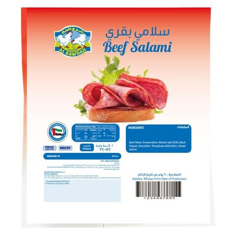 Al Rawdah Sliced Beef Salami 200g