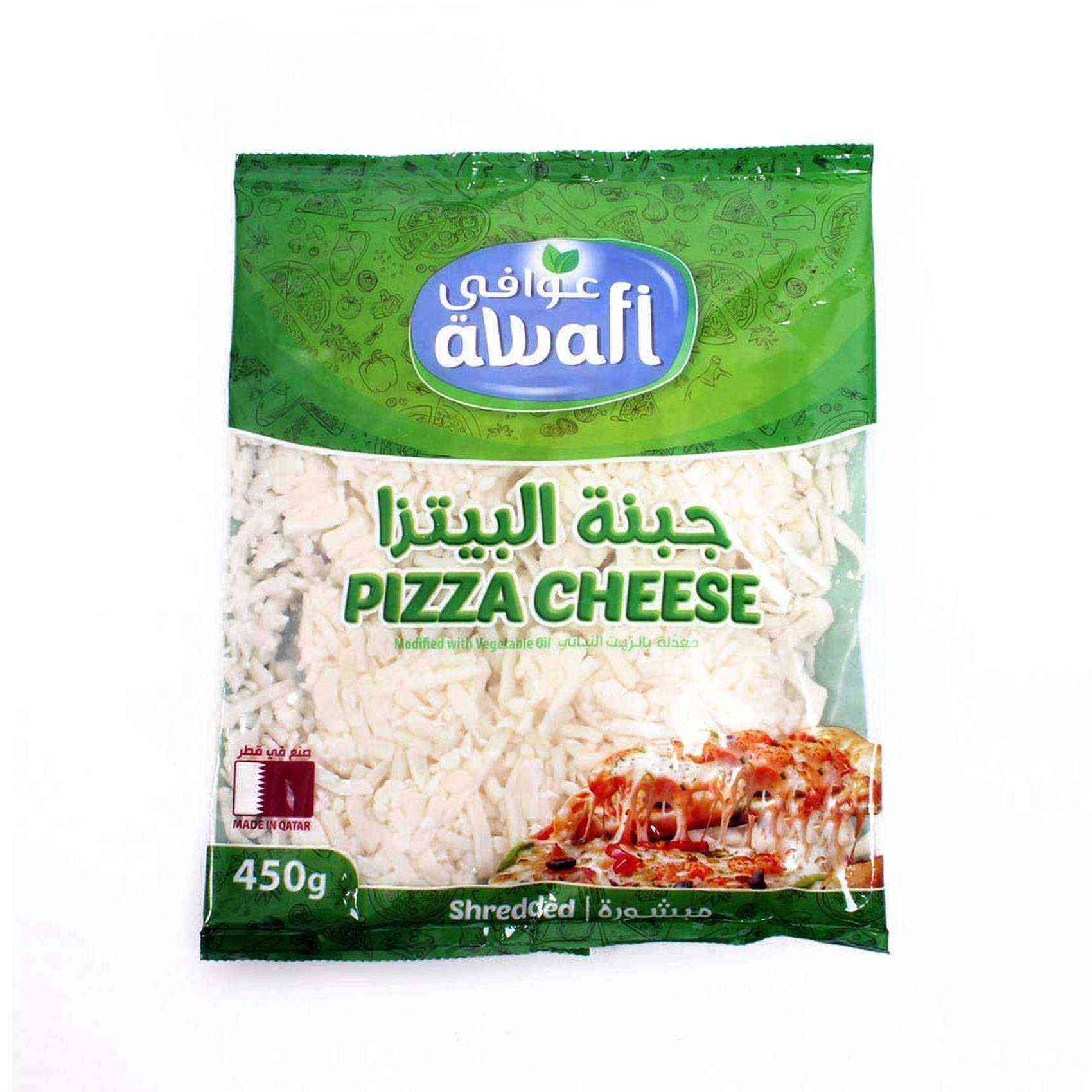 Buy Awafi Shredded Pizza Cheese 450g