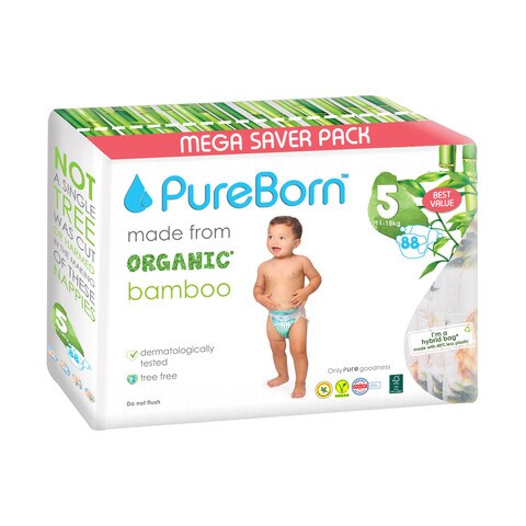 Buy Pampers Pure Protection Dermatologically Tested Diapers Size 2 4-8kg 39  Diapers Pack of 3 Online - Shop Baby Products on Carrefour UAE