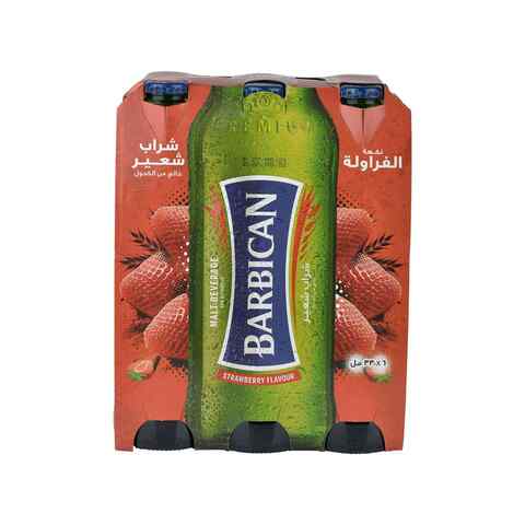 Barbican Strawberry Flavoured Non-Alcoholic Malt Beverage 330ml Pack of 6