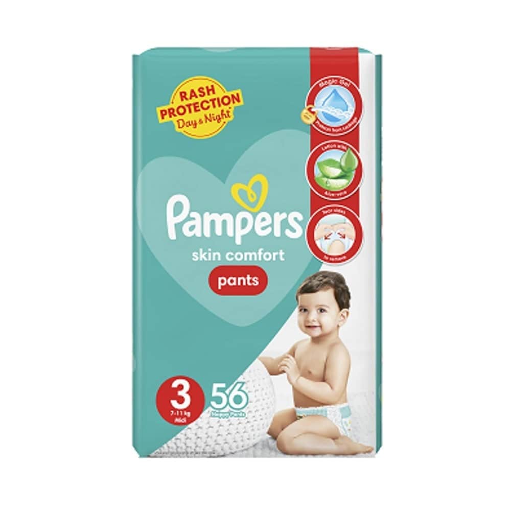 Buy Pampers Skin Comfort Pants Size 3 56 pcs Online