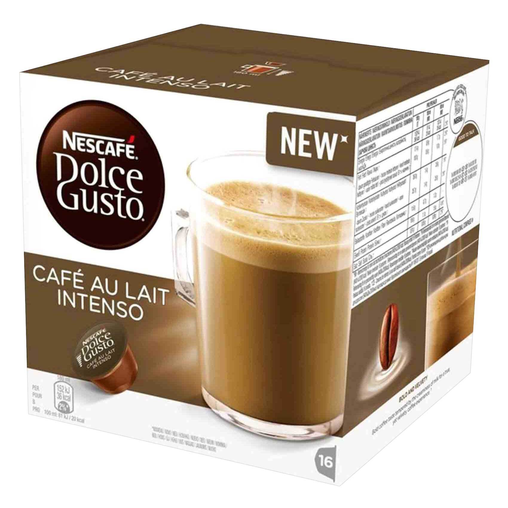 Dolce Gusto® Café au Lait Intenso 16 capsules - 9 x 16 pièces