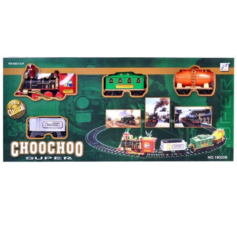 Choochoo Train With Battery Operator Train Set 19020B Multicolour