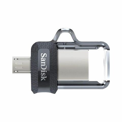 SanDisk Ultra OTG Enabled Dual Flash Drive 128GB Grey