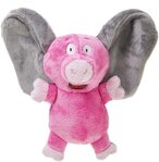 اشتري goDog® Silent Squeak™ Flips Pig Elephant with Chew Guard Technology™ Durable Plush Dog Toy, Large في الامارات