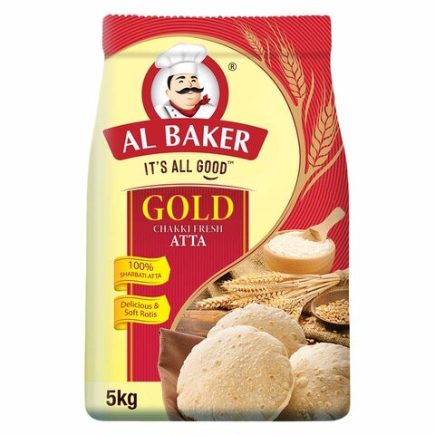 Al Baker Fresh Gold Chakki Atta 5kg