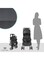 Moon Baby Pair Twin Front Seat Stroller With Removable Armrest Or Tray, Black