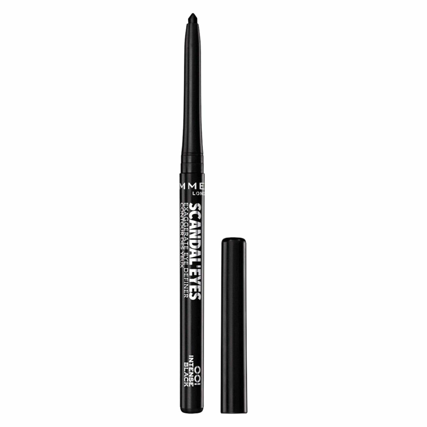 Rimmel london exaggerate deals waterproof black eye pencil