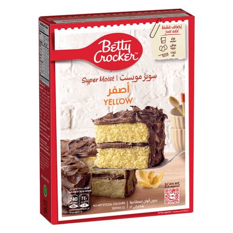 Betty Crocker Super Moist Yellow Cake Mix 500g