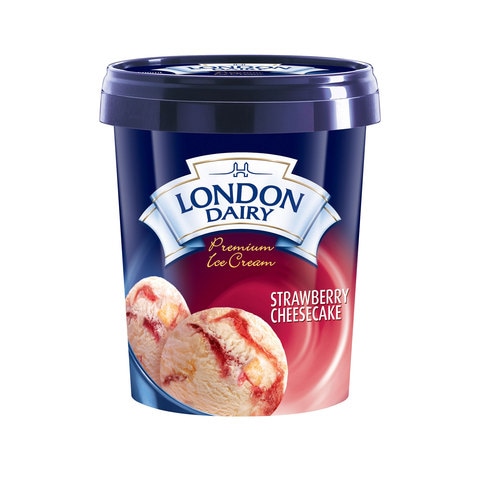 London Dairy Strawberry Cheesecake Ice Cream 500ml