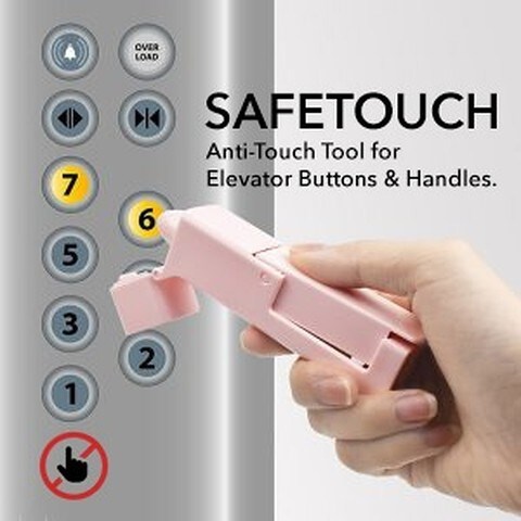 Safe Touch - The Anti-touch Tool for Elevators &amp; Drawers Pink : 2pcs Bundle