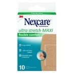 Buy Nexcare Ultra Stretch MAXI Flexible Comfort Bandages Plasters G 50 mm x 101 mm 10 PCS in UAE