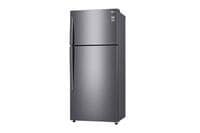 LG Top Mount 509 Liters Refrigerator, Smart Inverter Compressor, Dark Graphite Steel - GN-C782HQCL