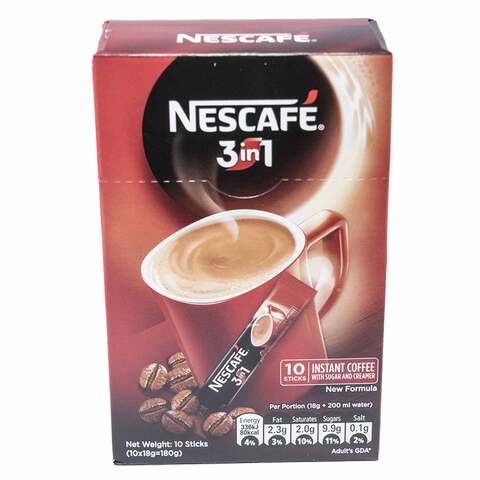 Buy Nescafe 3 In 1 Original Instant Coffee 18g Online - Carrefour Kenya