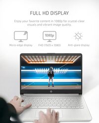 HP 2022 Newest 14 Inch FHD Laptop, AMD Ryzen 5 5500U (Beat i7-10750H, 6-Core), 16GB DDR4 RAM, 1TB PCIe SSD, Wi-Fi, Bluetooth, Silver, Windows 11 Home