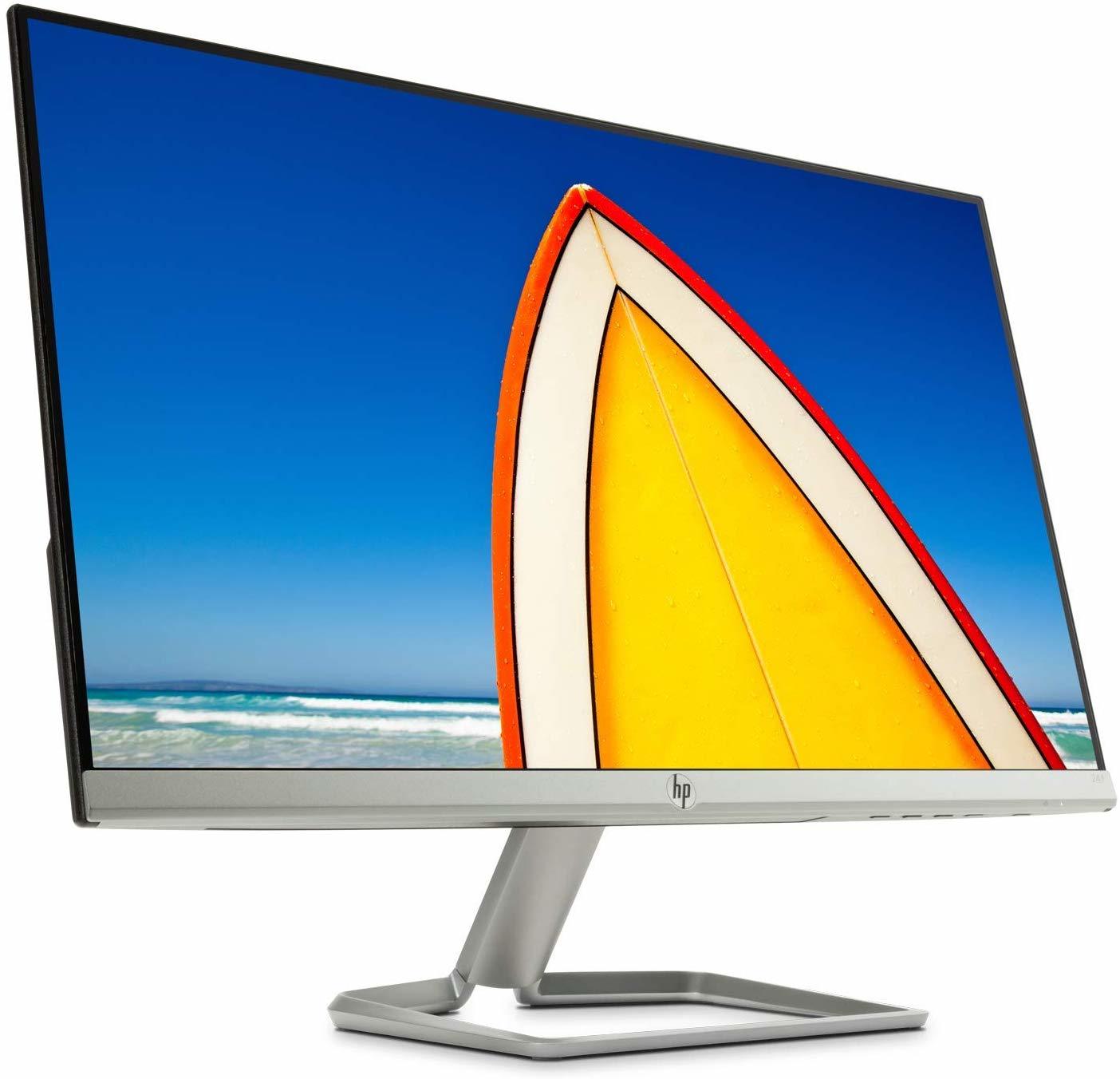 Recyclen accu Menagerry Buy HP - 24F 24" Full HD IPS Monitor HDMI, VGA, AMD FreeSync, 1920 x 1080  pixels at 60Hz, 5ms response time (Black/Silver) Online - Shop Electronics  & Appliances on Carrefour UAE