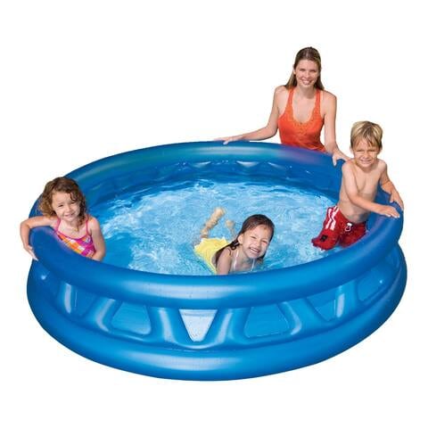 إنتكس حوض سباحة للأطفال ذو جانب ناعم - أزرق 188 × 46 سم