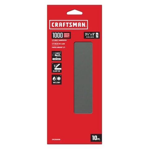 Craftsman sandpaper store