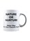 muGGyz Printed Ceramic Coffee Mug White