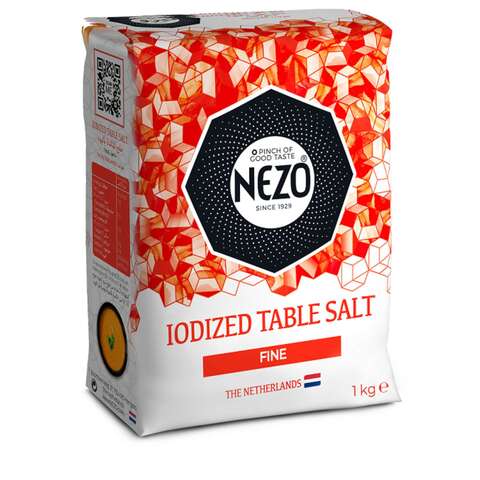 Nezo Iodized Fine Pure Salt 1kg