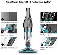 Deerma DX900 Upright Vacuum Cleaner Handheld Cordless Household Cleaner Low Noise Dust Collector Strong Suction - Black