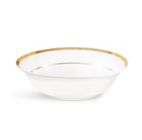 Royalford Premium Bone China Bowls, 7&quot; Salad Bowl, Rf10468, Durable &amp; Chip Resistant Bowl, Non-Toxic &amp; Hygienic, White Bowl For Soup, Cereal, Salad, Ice-Cream, Dessert