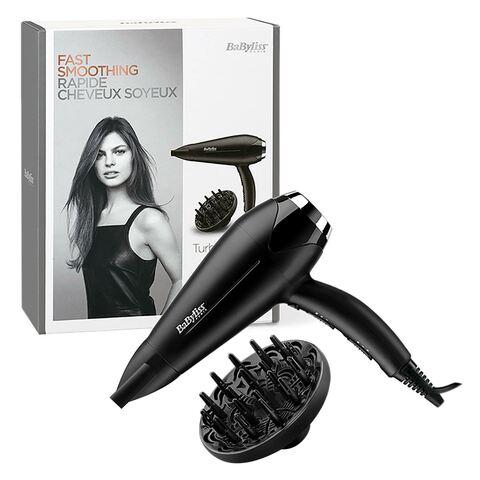 BaByliss Hair Dryer With Concentrator Nozzle 2200W D572SDE Black