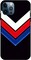 Theodor - Apple iPhone 12 Pro Max 6.7 Inch Case Red Blue White Pattern Flexible Silicone Cover