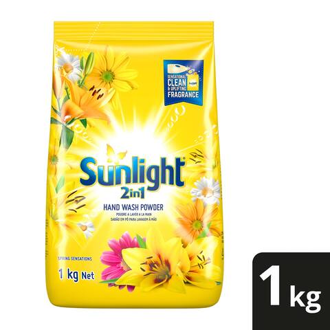 Sunlight 2 In 1 Hand Washing Powder Spring Sensations 1Kg
