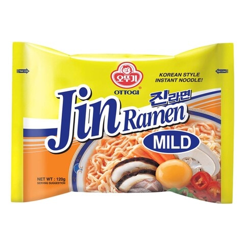 Ottogi Jin Ramen Mild Korean Style Instant Noodles 120g
