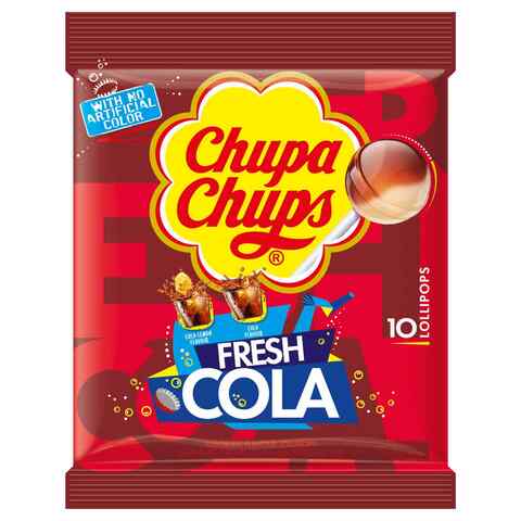 Chupa Chups Cola Lolipop 12g Pack Of 10