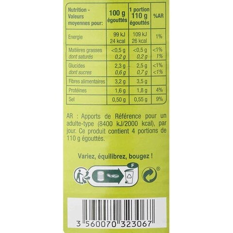 Carrefour Extra Fine Green Beans 800g