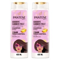 Pantene Pro-V Goodbye Summer Frizz Shampoo with 72H Frizz Control 400ml Pack of 2