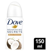 Dove Nourishing Secrets Women Antiperspirant Deodorant Spray With 48 Hour Protection And &frac14; Moisturising Cream Coconut And Jasmine Alcohol Free Antiperspirant 150ml