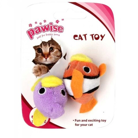 Pawise - Fish Cat Toy 2PK