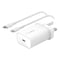 Belkin BoostCharge USB-C PD Wall Charger 25W With Type-C To Lightning Cable 1m White